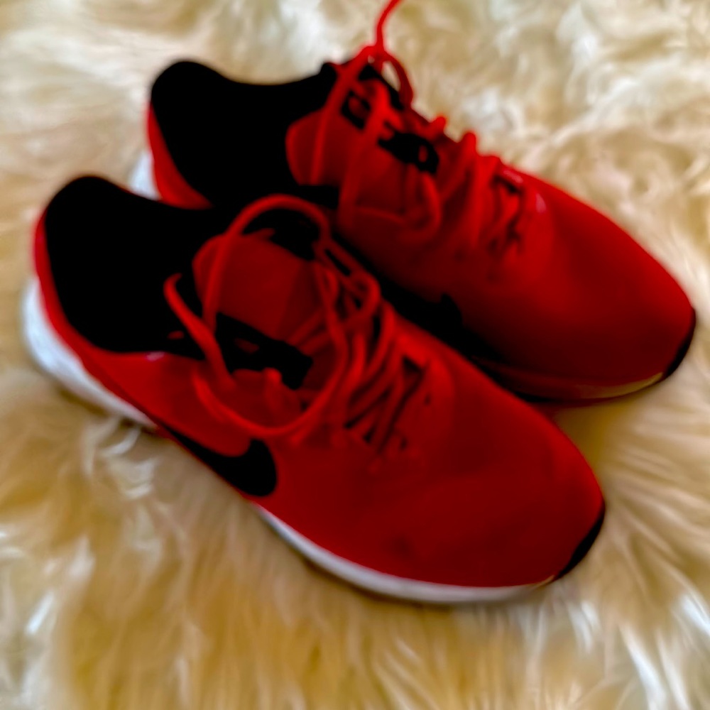 Nike red shoes